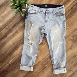 JAG Carter Girlfriend distressed denim jeans size 16W